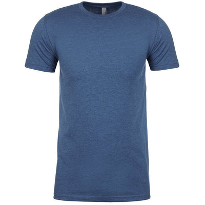 Dark Slate Blue Sueded Cotton T-Shirt