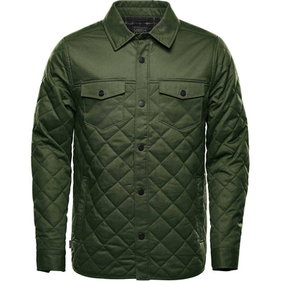 Dark Olive Green Bushwick Quilted Jacket