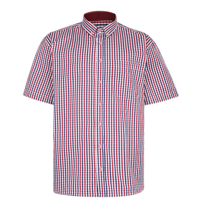 Rosy Brown Jerry S/S Gingham Shirt