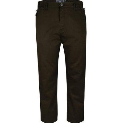 Black King Size Elastic Waist Rugby Trousers