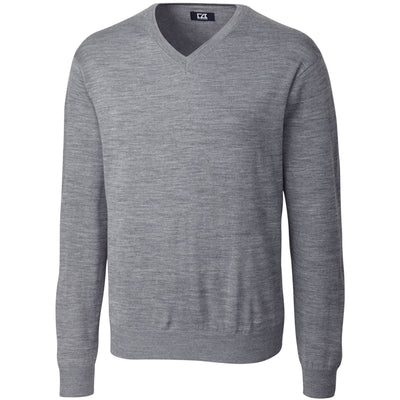 Light Slate Gray Tall Size Douglas V-Neck Sweater